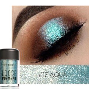 FOCALLURE Loose Glitter Pigments Eye Shadow, #17 Aqua